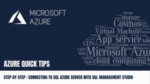 Quick Tip Connecting to SQL Azure Server with SQL Management Studio